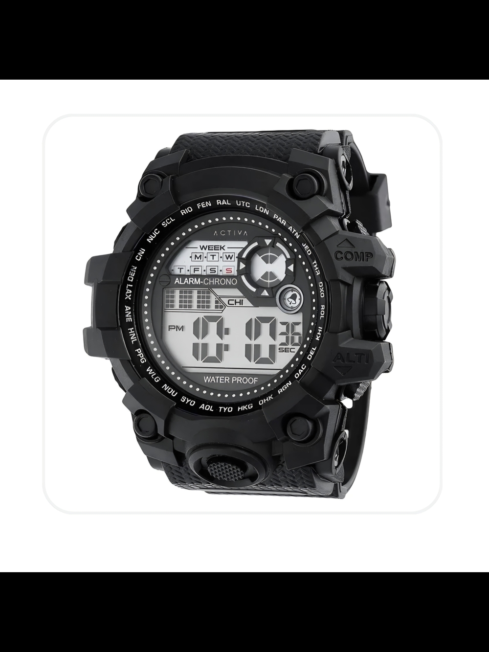 Invicta Black Tactical Digital Watch Acw 430-005